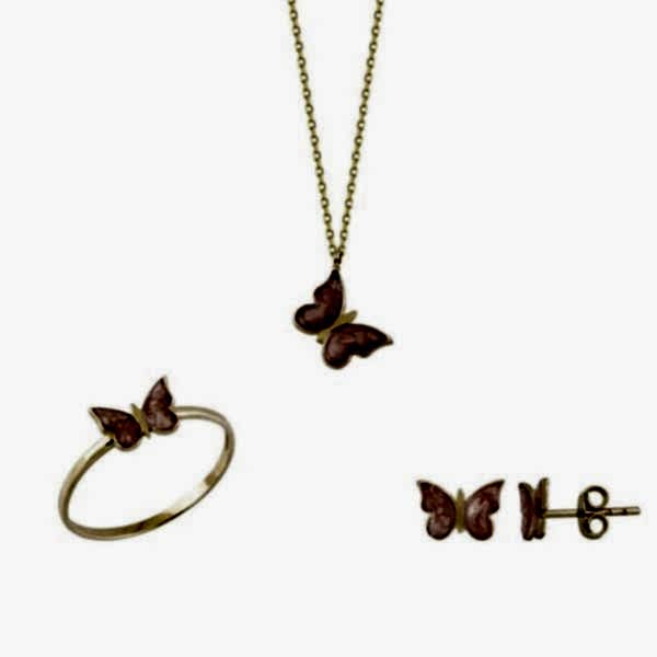 Mineli Kelebek 3'lü Set