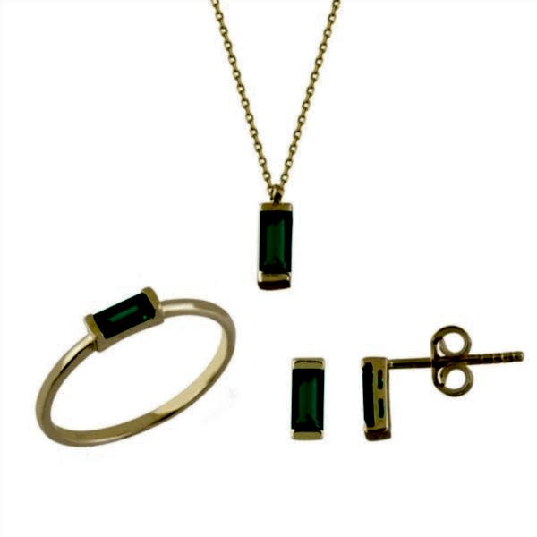 Taşlı 3'lü Set